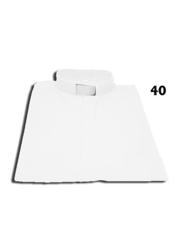Camisa Sacerdote Blanca Mc Talla 40
