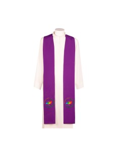 Estola Bordada Jhs Con...