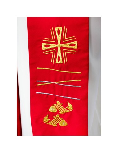 Conjunto 4 Estolas Con Cruz Cuadrada...