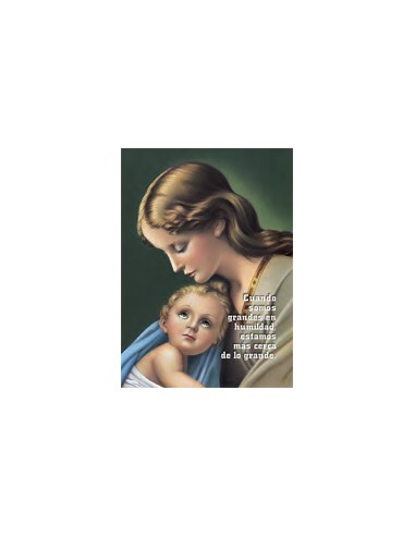 Estampa Con Oracion S-1006/1 Cuando...