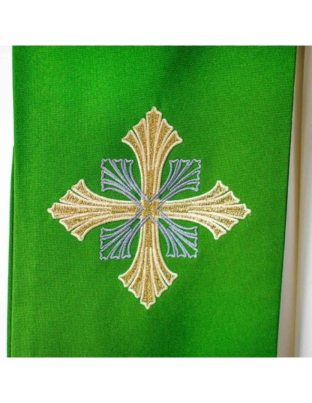 Conjunto 4 Estolas Con 6 Cruces Con Puntas Rayadas