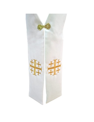 Conjunto 5 Estolas Diaconales Cruz...