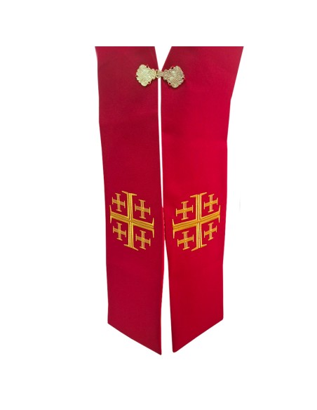 Conjunto 5 Estolas Diaconales Cruz Griega