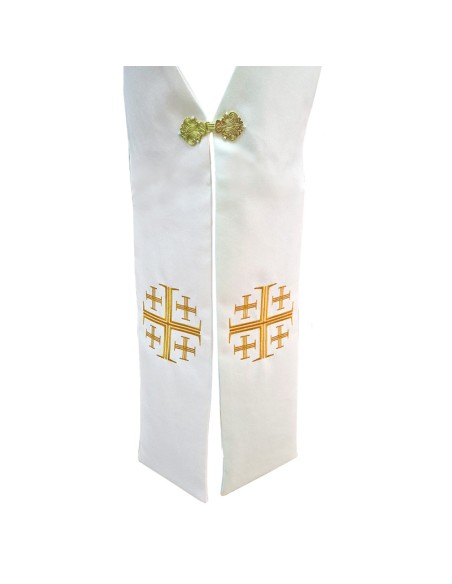 Conjunto 5 Estolas Diaconales Cruz Griega