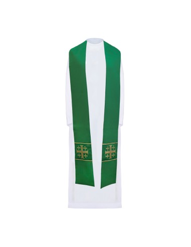 Estola Reversible Verde- Blanca...