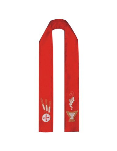 Estola Bordada Forma Con 3 Espigas Y...