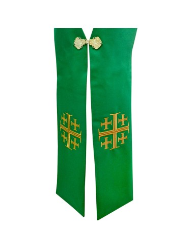 Conjunto 5 Estolas Diaconales Cruz...