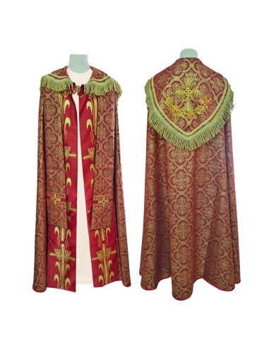 Capa Pluvial Estampada Roja Tipo...