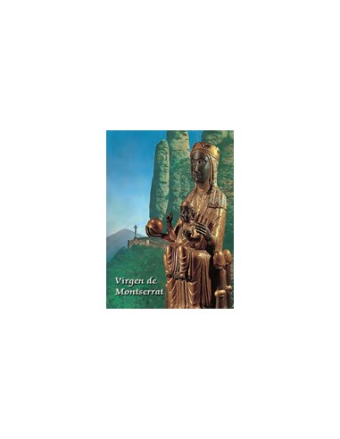 Estampa Con Oracion S-75/1-C Virgen De Montserrat 7x11cm Virolai En Catalan