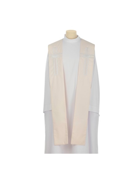 Conjunto 4 Estolas Cruz Con Cesta Con Panes Y Pez En El Centro