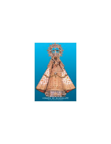 Estampa Con Oracion S-120/1/1 Virgen De Guadalupe Extremadura 7x11cm