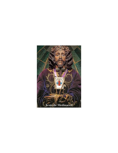 Estampa Con Oracion S-18/1 Jesus De Medinaceli Busto 7x11cm