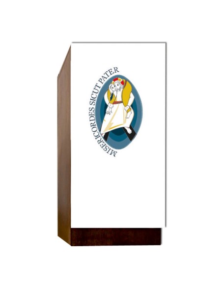 Cubre Ambon Bordado Vela Con Libro Y Texto Palabra De Dios Kzs/694 Rojo