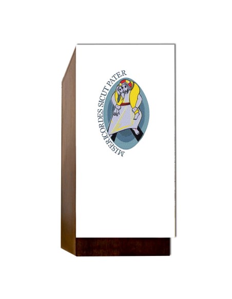 Cubre Ambon Bordado Vela Con Libro Y Texto Palabra De Dios Kzs/694 Rojo