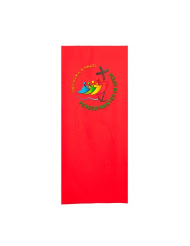 Cubre Ambon Jubileo 2025 Bordado Rojo...