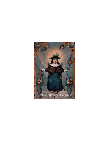 Estampa Con Oracion S-77/1/1 Santo Nizzzzzo De Atocha 7x11cm
