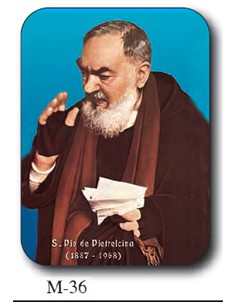 Estampa Mini M-36 Padre Pio...