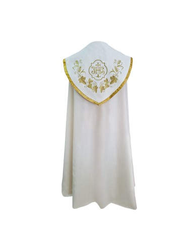 Capa Pluvial Bordada Jhs Con Cruz...