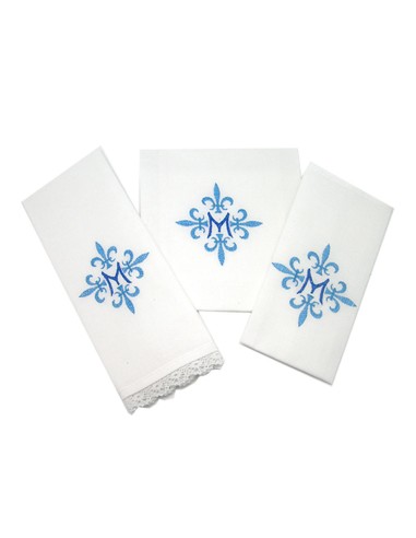 Juego De Altar Bordado 3 Piezas Signo...