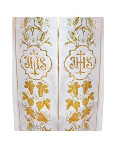 Capa Pluvial Bordada Jhs Con Cruz...