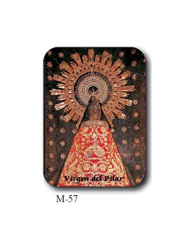 Estampa Mini M-57 Virgen Del Pilar 4. 4x6cm