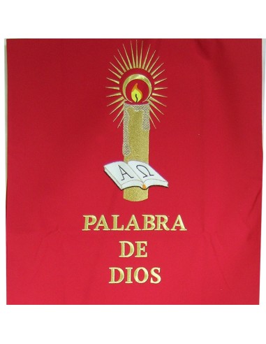 Cubre Ambon Bordado Vela Con Libro Y...