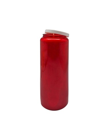 Velon 9 Dias Novena Rojo Cera Vegetal