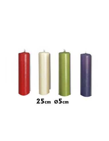 Vela Adviento 50X25 4 Colores...