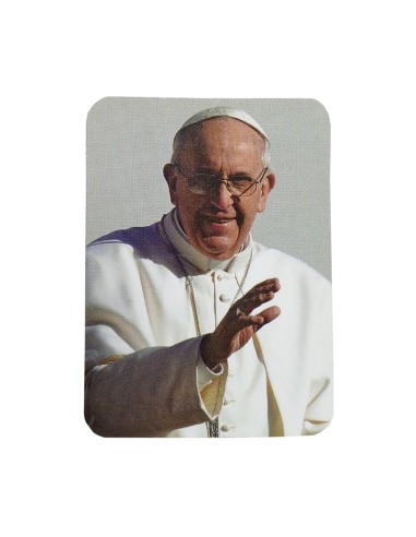 Estampa Mini Papa Francisco Oracion de los Cinco Dedos 4. 4x6cm