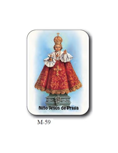 Estampa Mini M-59 Niño Jesús De Praga 4. 4x6cm