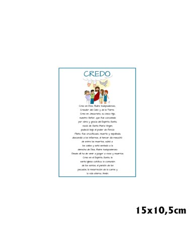 Postal Credo Infantil Po-3