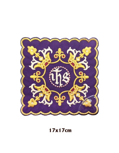 Palia Hilo Morada 17X17 Bordado Jhs...