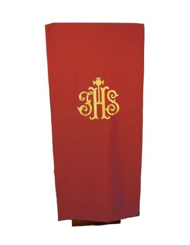 Cubre Ambon Bordado Jhs Sencillo Rojo