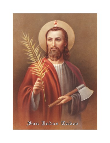 Lamina 21x30 CM San Judas Tadeo Con...