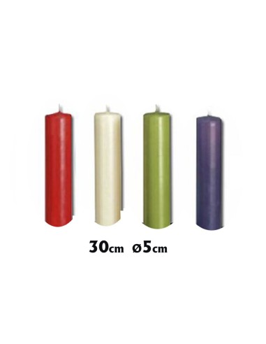 Vela Adviento 50X30 4 Colores...