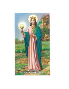 Novena Santa Barbara 7. 5 X...
