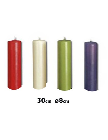 Vela Adviento 80X30 4 Colores...
