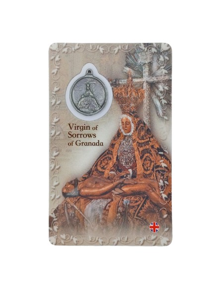 Estampa Cm N31010 Virgen Angustias Ingles Our Lady Of Sorrows