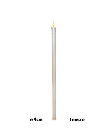 Vela Procesion Led 4X100cm Tacto Cera...