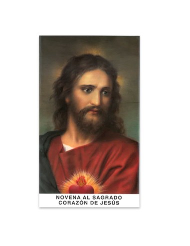 Novena Sagrado Corazon De Jesus 7. 5 X 13. 5