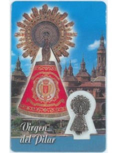 Estampa Cm N3195 Virgen Pilar