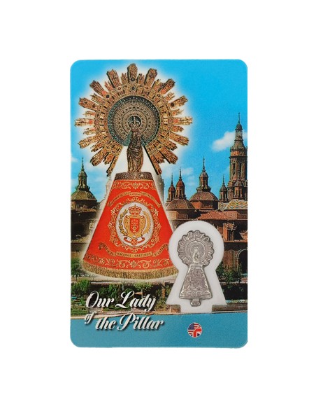Estampa Cm N31011 Our Lady Of Pilar Ingles