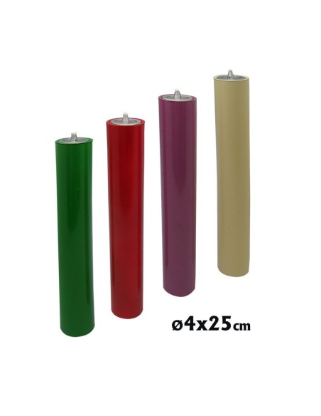 Juego Vela Adviento 40X250 Simil Vela Completo
