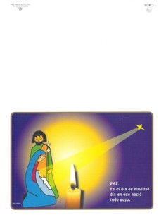 Diptico Navidad 21x15cm Cd-76