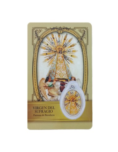 Estampa Cm N31004 Virgen Sufragio De...