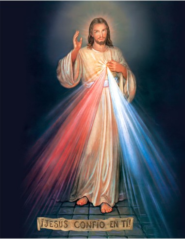 Poster Para Cuadro Pm-22 Jesus Misericordioso 35x50cm