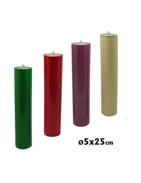 Juego Vela Adviento 50X250 Simil Vela Completo