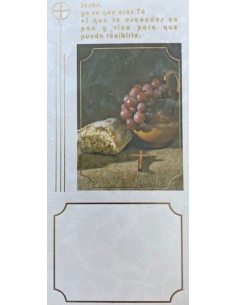 Lamina 21x30 CM Santa Lucia...