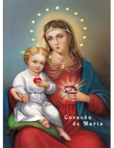 Lamina 21x30 CM Corazon De...