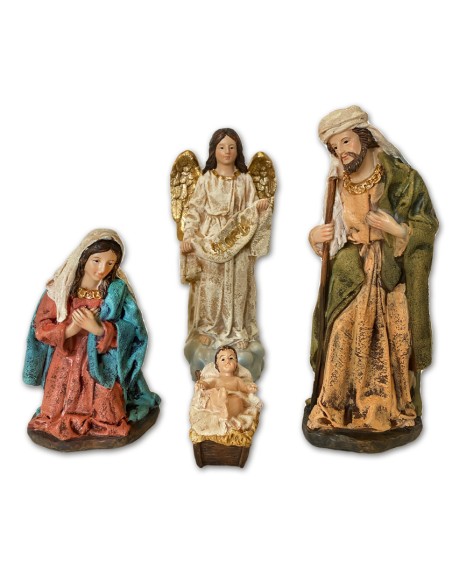 Nacimiento Clasico Tipo Lienzado 11 Figuras 20cm Altura PR8 y 9